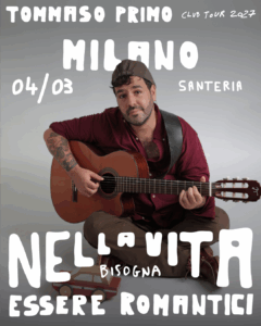 Tommaso Primo Santeria Toscana 31 Milano
